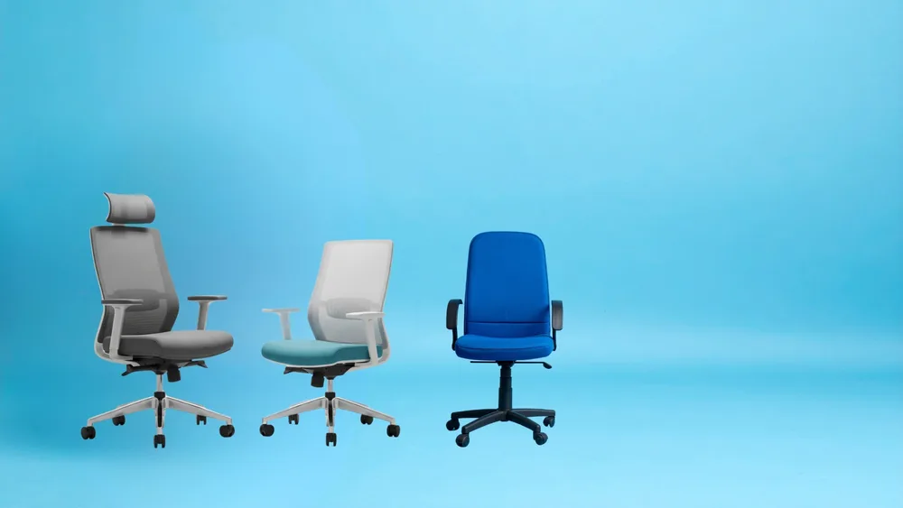 Blue Yellow Modern Furniture Facebook Cover
